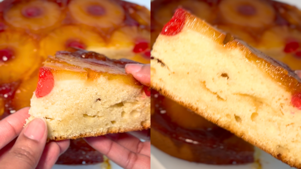 Gâteau Renversé à l’Ananas Caramélisé: Recette Facile